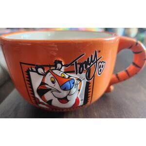 2005 Kellogg Tony the Tiger Orange Coffee Tea Cereal Soup Mug
